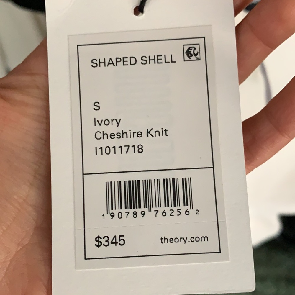 BNWT theory off white shaped shell top - Picture 4 of 4